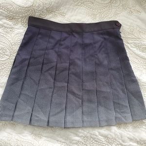 American Apparel Gradient Pleated Tennis Skirt